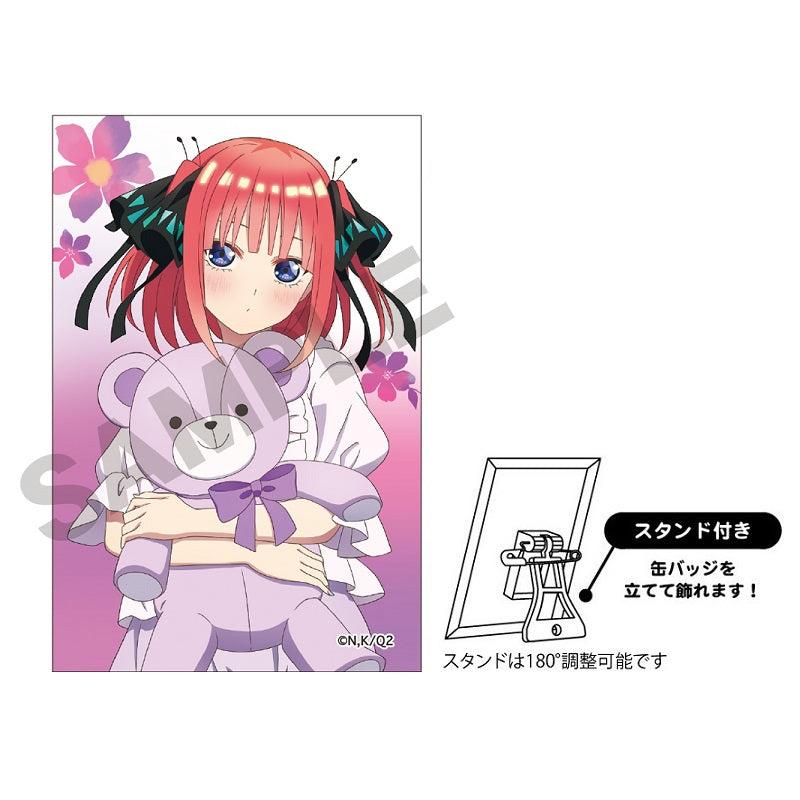 (Goods - Badge) The Quintessential Quintuplets∬ Art Button Badge Nino Nakano (Plush)