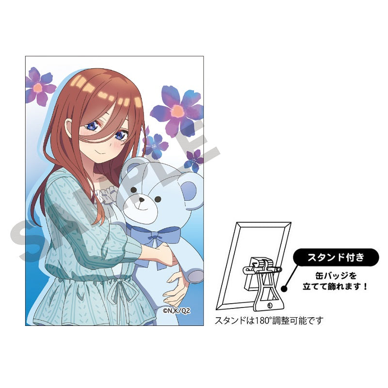 (Goods - Badge) The Quintessential Quintuplets∬ Art Button Badge Miku Nakano (Plush)