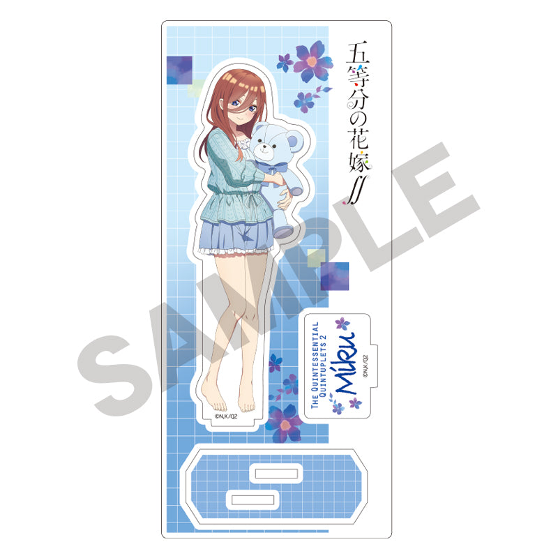 (Goods - Stand Pop) The Quintessential Quintuplets∬ Acrylic Stand Miku Nakano (Plush)