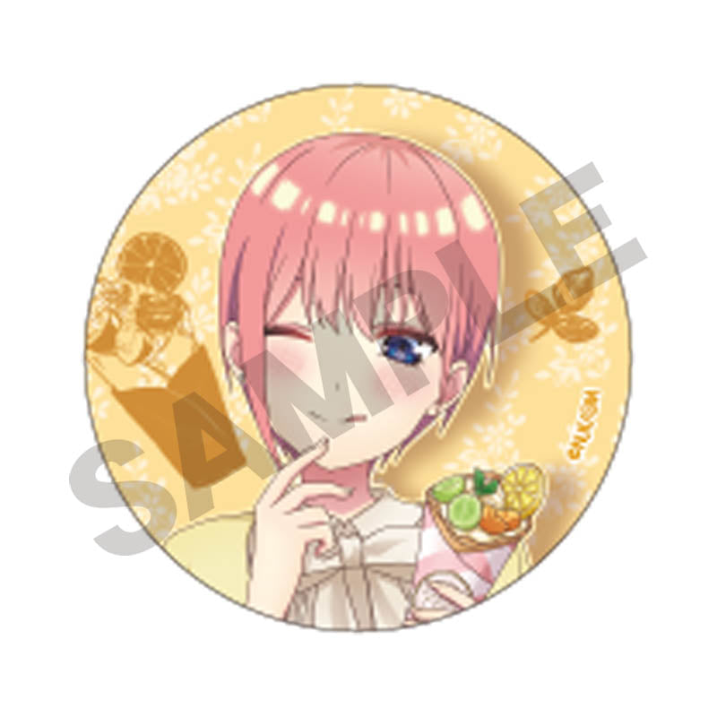 (1BOX=10)(Goods - Badge) The Quintessential Quintuplets The Movie Trading Button Badge (Junk Food)