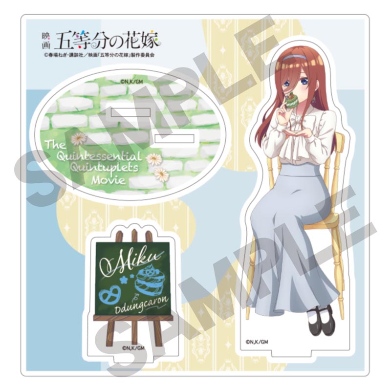 (Goods - Acrylic Stand) The Quintessential Quintuplets The Movie Acrylic Stand Miku Nakano (Junk Food)