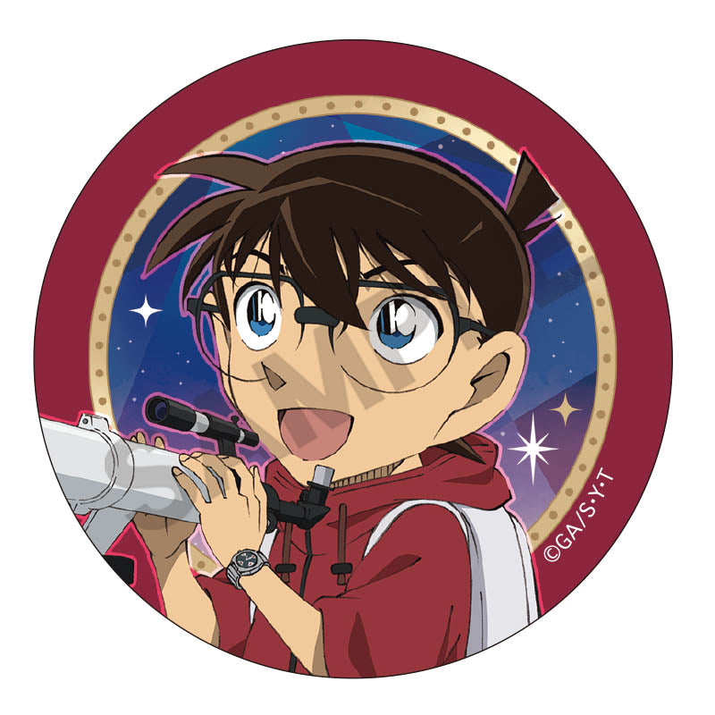 (1BOX=8)(Goods - Badge) Detective Conan Trading Button Badge Stargazing