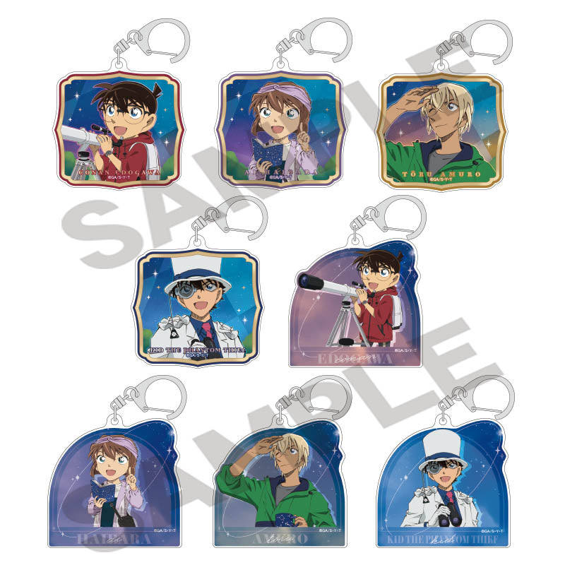 (1BOX=8)(Goods - Key Chain) Detective Conan Trading Acrylic Key Chain Stargazing