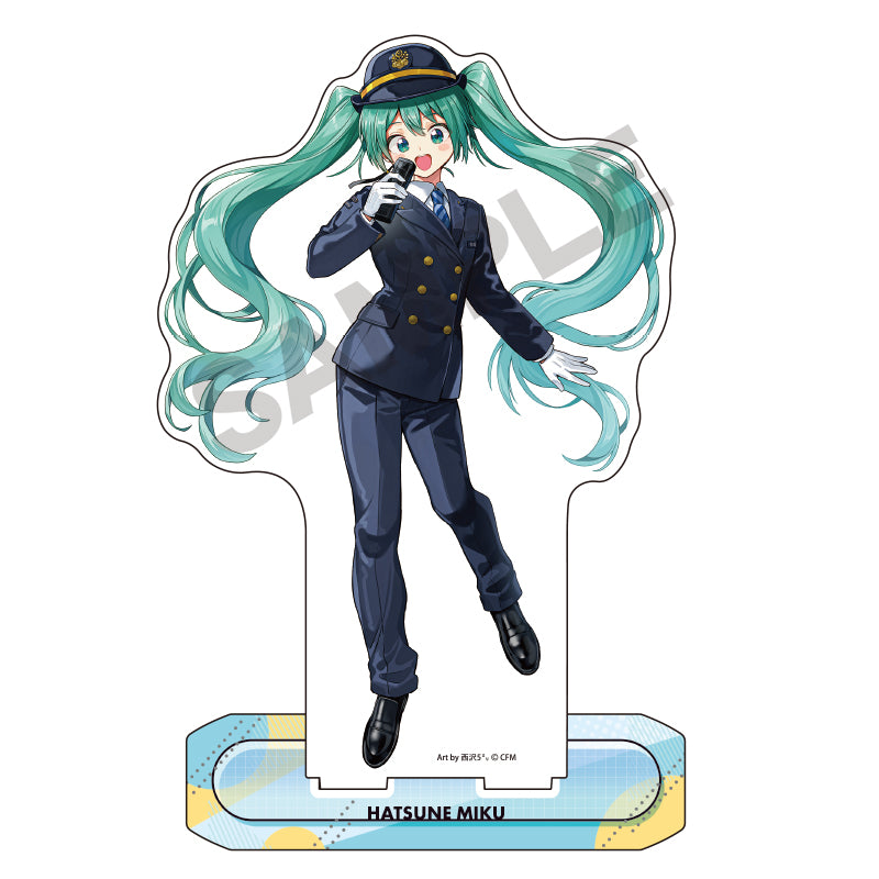 (Goods - Stand Pop) Hatsune Miku Acrylic Stand Hatsune Miku Oshi Traveling