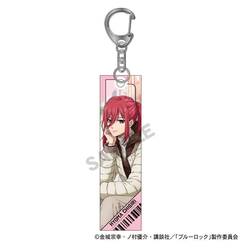 (Goods - Key Chain) Blue Lock Acrylic Stick Key Chain Hyoma Chigiri (Travel)