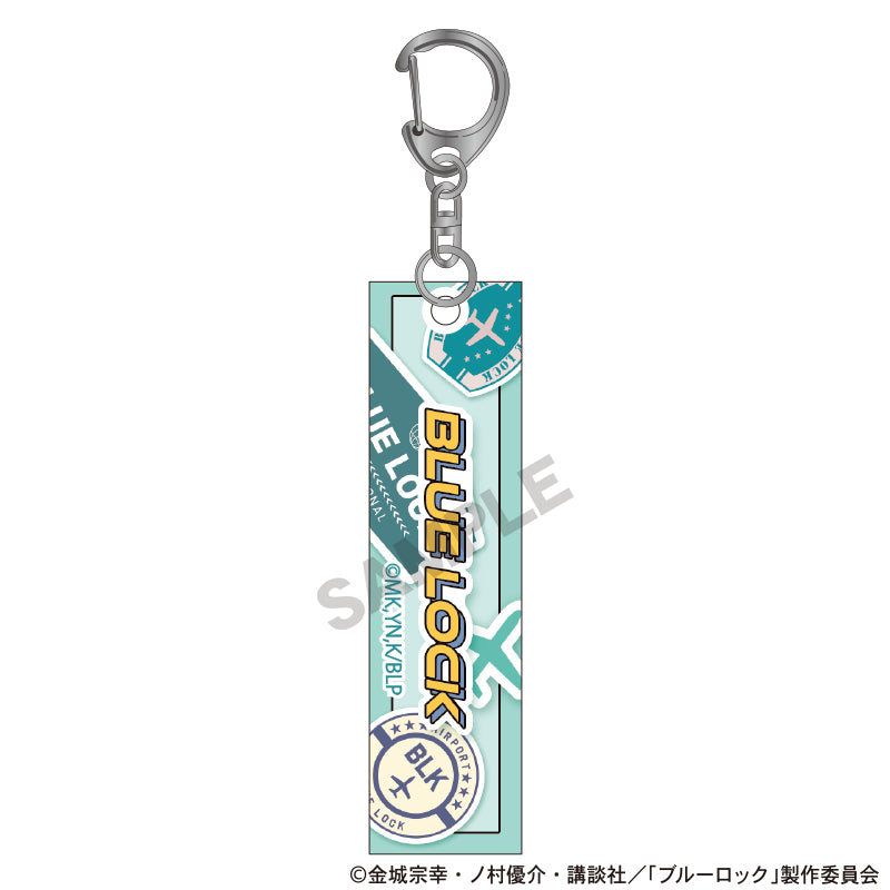 (Goods - Key Chain) Blue Lock Acrylic Stick Key Chain Rin Itoshi (Travel)