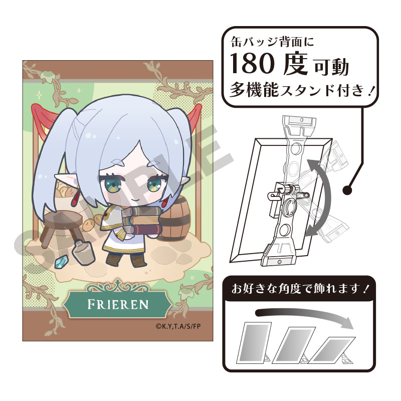 (Goods - Badge) Frieren: Beyond Journey's End Art Button Badge Frieren City Chimaniwa