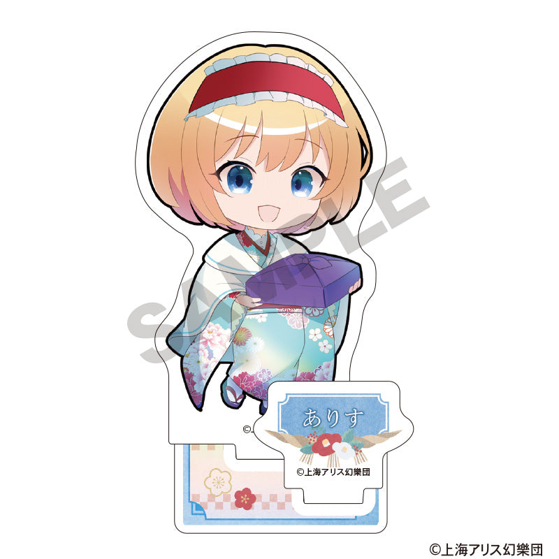 (Goods - Stand Pop) Touhou Project Acrylic Stand Alice Margatroid Chibi Hakurei Shrine First Visit of the New Year Incident