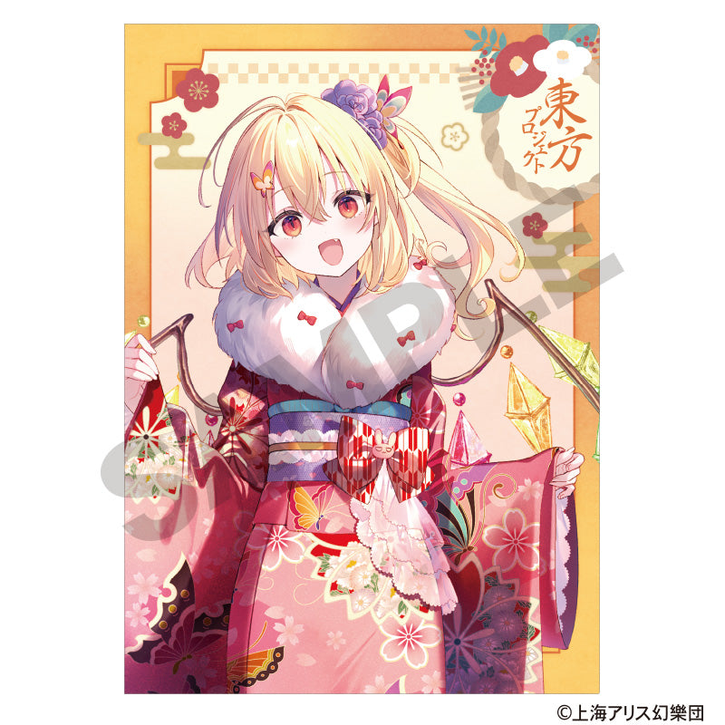 (Goods - Clear File) Touhou Project Single Clear File Flandre Scarlet Hakurei Shrine First Visit of the New Year Incident