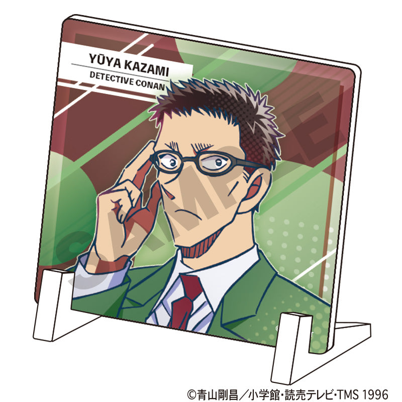 (Goods - Ornament) Detective Conan Mini Acrylic Panel Yuya Kazami (Shower Dot)