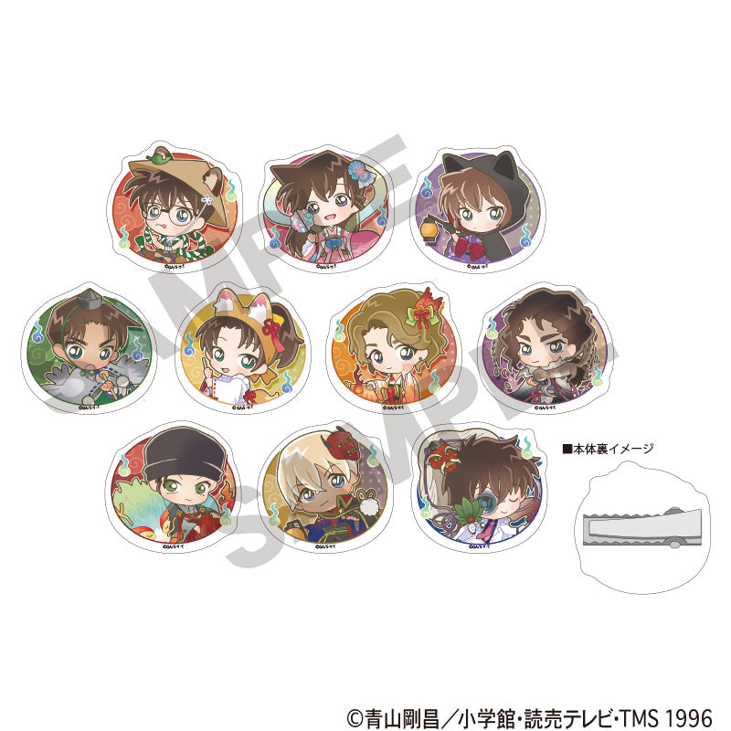 (1BOX=10)(Goods - Hair Accessory) Detective Conan Trading Acrylic Hair Clip