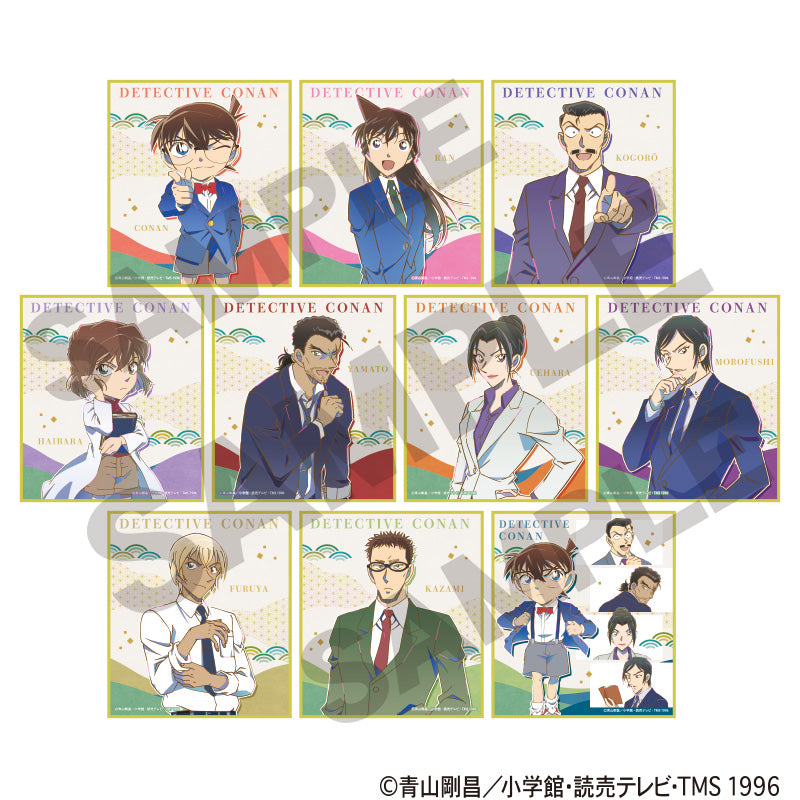 (1BOX=10)(Goods - Art Board) Detective Conan Trading Mini Art Board