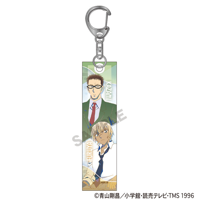 (Goods - Key Chain) Detective Conan Acrylic Stick Key Chain Kazami / Furuya (Frosty)