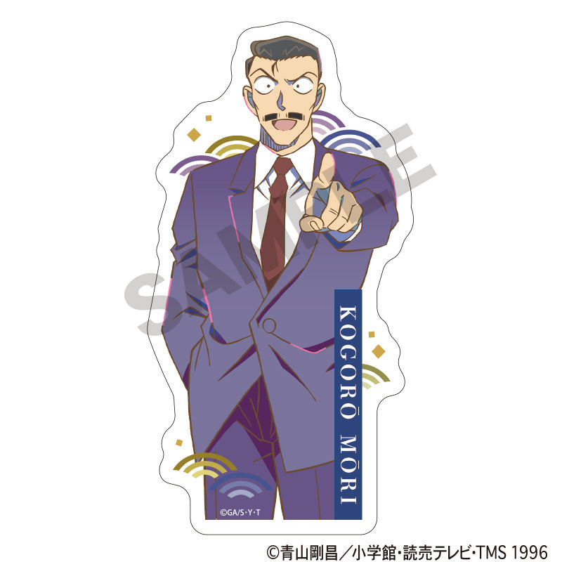 (Goods - Sticker) Detective Conan Die-cut Sticker Kogoro Mori 2025