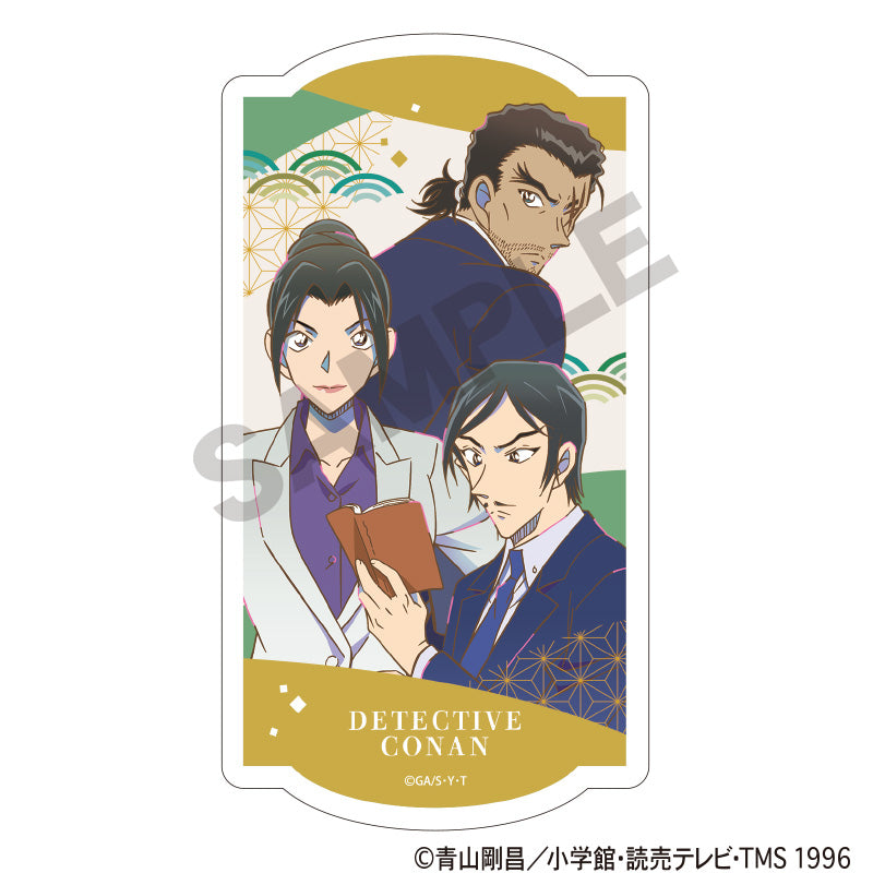 (Goods - Sticker) Detective Conan Die-cut Sticker Yamato / Uehara / Morofushi 2025