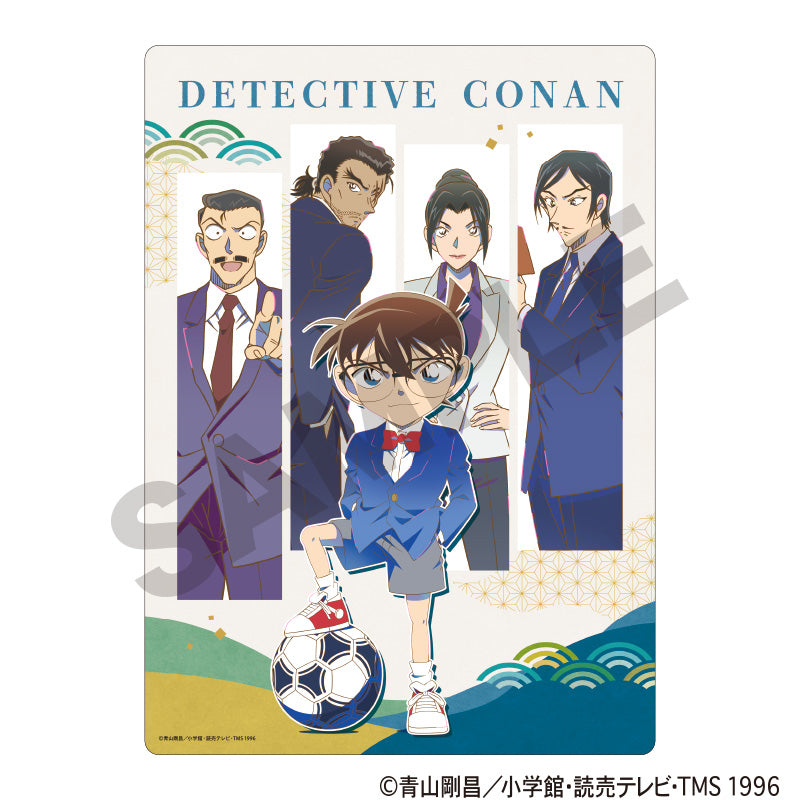 (Goods - Writing Mat) Detective Conan Writing Mat (Green Japanese Pattern)