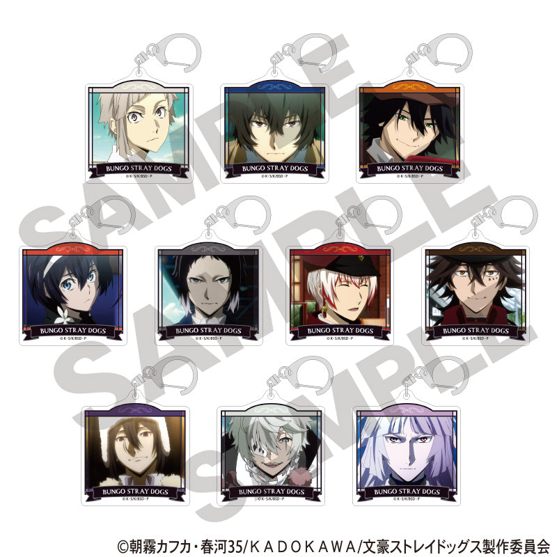 (1BOX=10)(Goods - Key Chain) Bungo Stray Dogs Trading Acrylic Key Chain