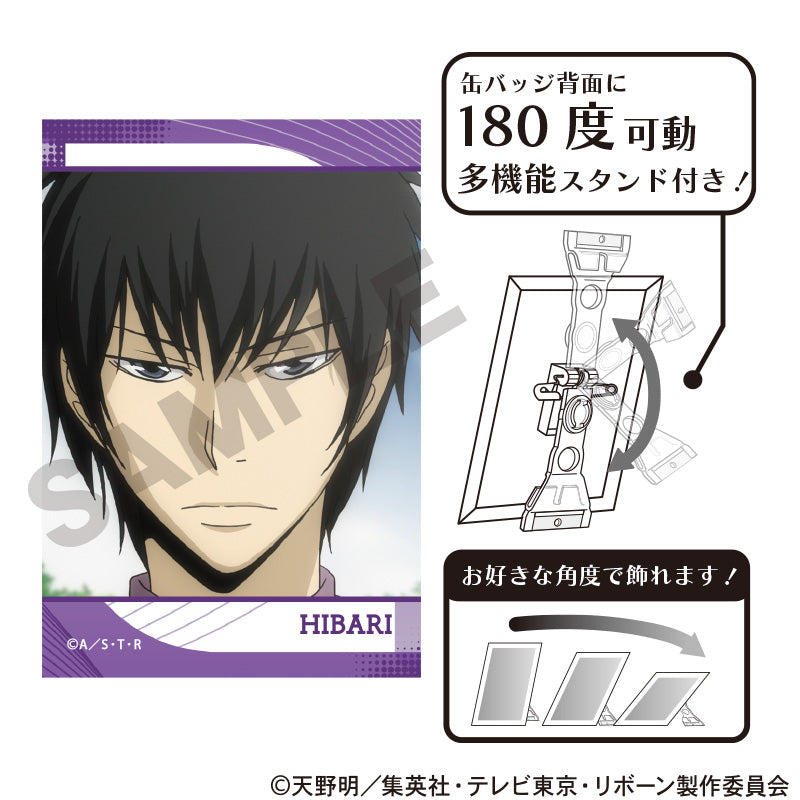 (Goods - Badge) REBORN! Art Button Badge Kyoya Hibari Anime Still