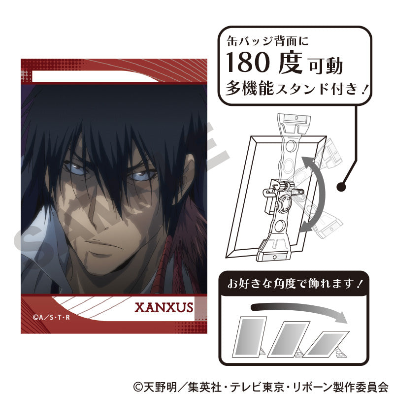 (Goods - Badge) REBORN! Art Button Badge XANXUS Anime Still