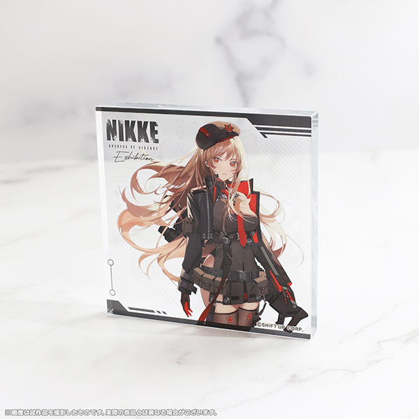 (Goods - Stand Pop) GODDESS OF VICTORY: NIKKE Plate Stand - Rapi [NIKKE Exhibition 2024]