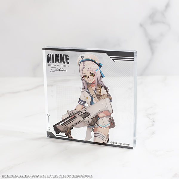 (Goods - Stand Pop) GODDESS OF VICTORY: NIKKE Plate Stand - Neon [NIKKE Exhibition 2024]