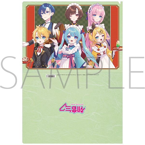 (Goods - Clear File) Hatsune Miku Series Clear File (Japanese Cafe)