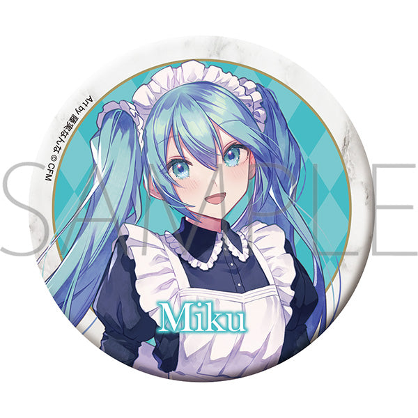 (Goods - Badge) Hatsune Miku Series Button Badge A Hatsune Miku (Maid & Butler)