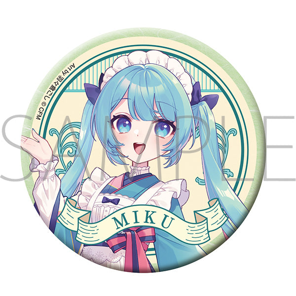 (Goods - Badge) Hatsune Miku Series Button Badge A Hatsune Miku (Japanese Cafe)