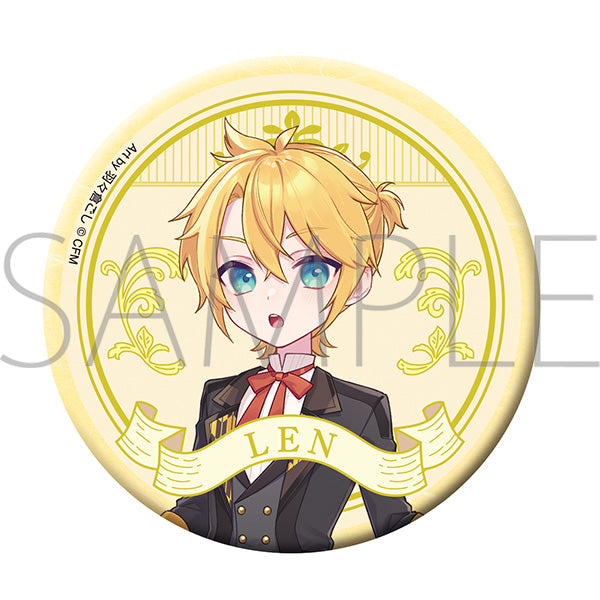 (Goods - Badge) Hatsune Miku Series Button Badge C Kagamine Len (Japanese Cafe)