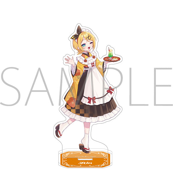 (Goods - Stand Pop) Hatsune Miku Series Acrylic Stand B Kagamine Rin (Japanese Cafe)