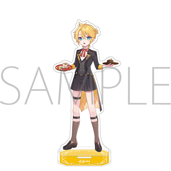 (Goods - Stand Pop) Hatsune Miku Series Acrylic Stand C Kagamine Len (Japanese Cafe)