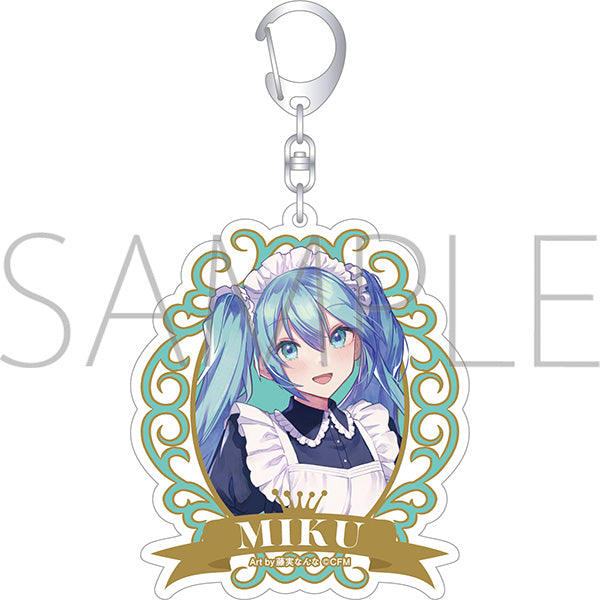 (Goods - Key Chain) Hatsune Miku Series Iridescent Acrylic Key Chain A Hatsune Miku (Maid & Butler)