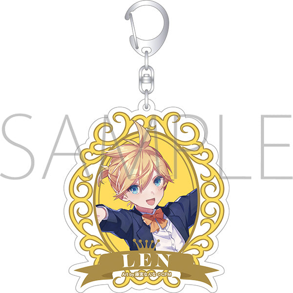 (Goods - Key Chain) Hatsune Miku Series Iridescent Acrylic Key Chain C Kagamine Len (Maid & Butler)