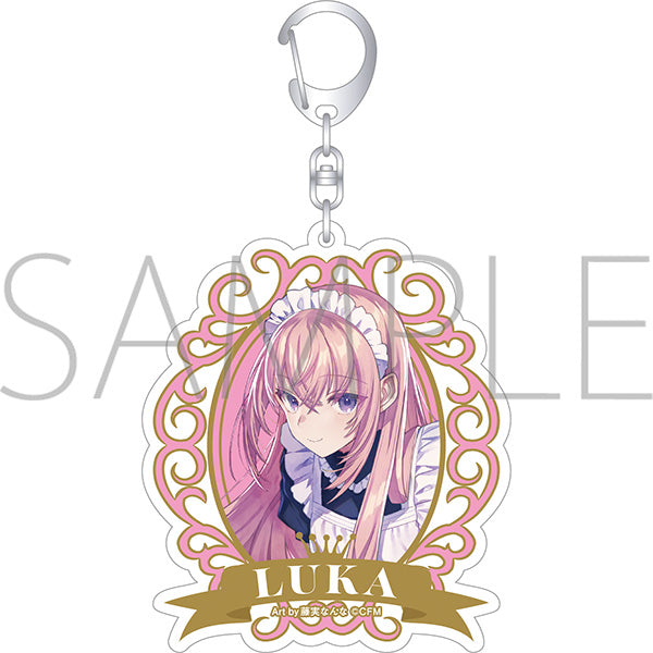 (Goods - Key Chain) Hatsune Miku Series Iridescent Acrylic Key Chain D Megurine Luka (Maid & Butler)