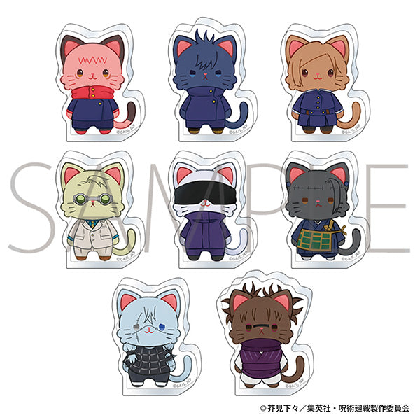 (1BOX=8)(Goods - Stand Pop) Jujutsu Kaisen Season 2 withCAT illustration Ver. Korotto Acrylic Figure Collection