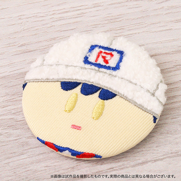 (1BOX=9)(Goods - Badge) New Prince of Tennis Fluffy Button Badge Collection