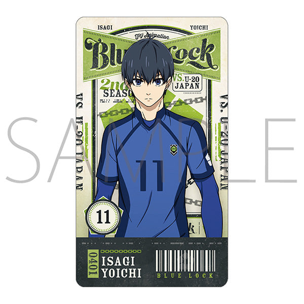 (1BOX=10)(Goods - Bromide) Blue Lock Season 2 TickeColle