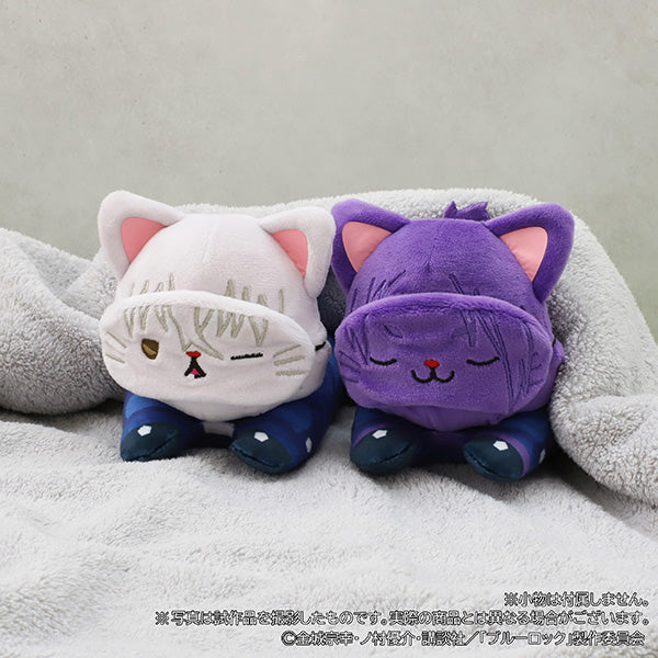 (Goods - Plush) Blue Lock Season 2 withCAT Plush With Eye Mask - Nesoberi - Rin Itoshi