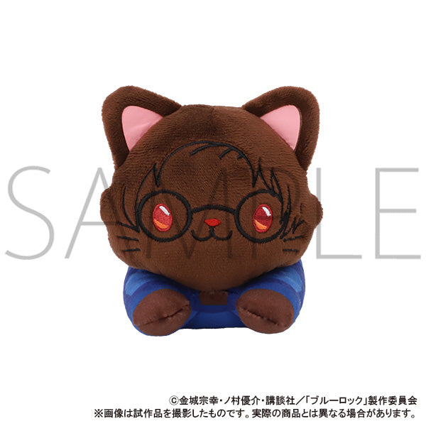 (Goods - Plush) Blue Lock Season 2 withCAT Plush With Eye Mask - Nesoberi - Kenyu Yukimiya