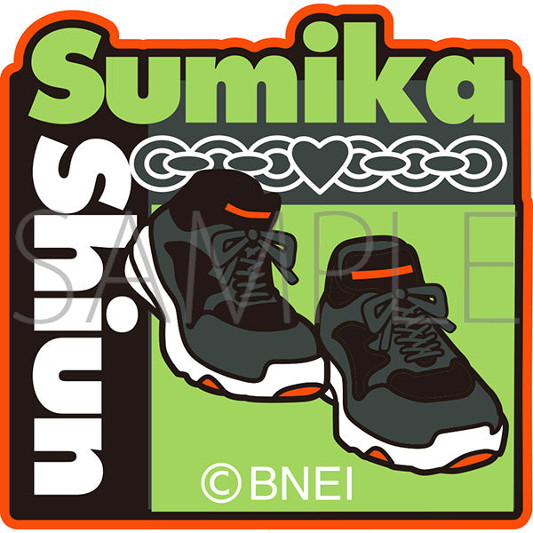 (Goods - Sticker) Gakuen iDOLM@STER Embroidered Patch Sticker Sumika Shiun