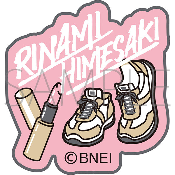 (Goods - Sticker) Gakuen iDOLM@STER Embroidered Patch Sticker Rinami Himesaki