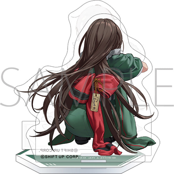 (Goods - Stand Pop) GODDESS OF VICTORY: NIKKE Adorable from Behind Acrylic Stand Mica: Snow Buddy