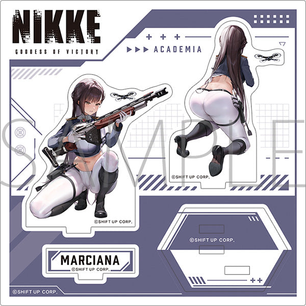 (Goods - Stand Pop) GODDESS OF VICTORY: NIKKE Adorable from Behind Acrylic Stand Marciana