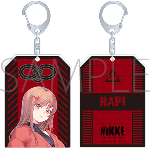 (Goods - Key Chain) GODDESS OF VICTORY: NIKKE Omamori (Good Luck Charm) Style Acrylic Key Chain Rapi