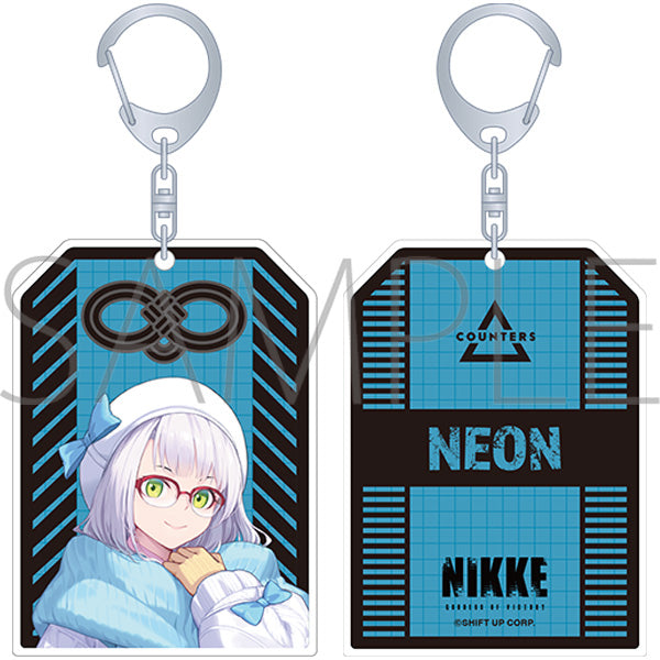 (Goods - Key Chain) GODDESS OF VICTORY: NIKKE Omamori (Good Luck Charm) Style Acrylic Key Chain Neon