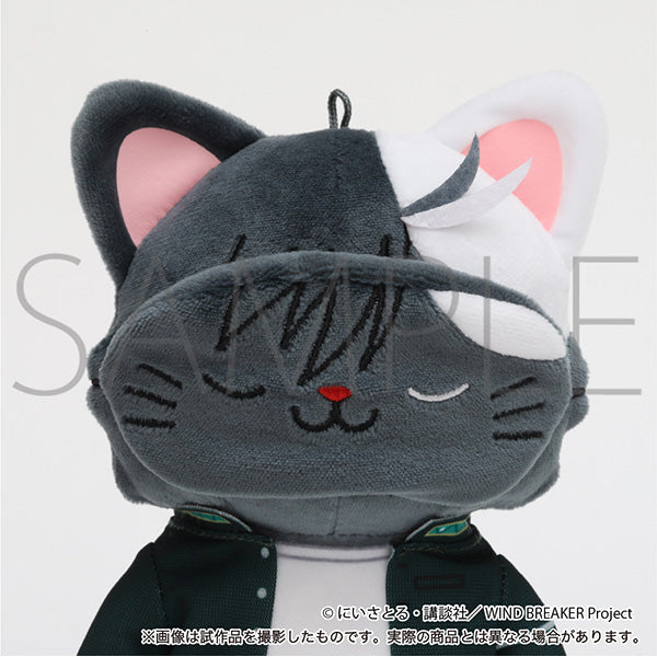 (Goods - Key Chain) WIND BREAKER withCAT Plush With Eye Mask Key Chain Haruka Sakura