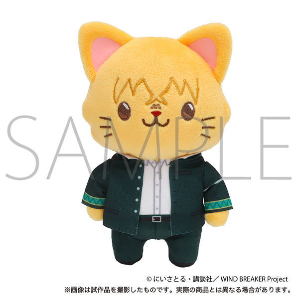 (Goods - Key Chain) WIND BREAKER withCAT Plush With Eye Mask Key Chain Akihiko Nirei