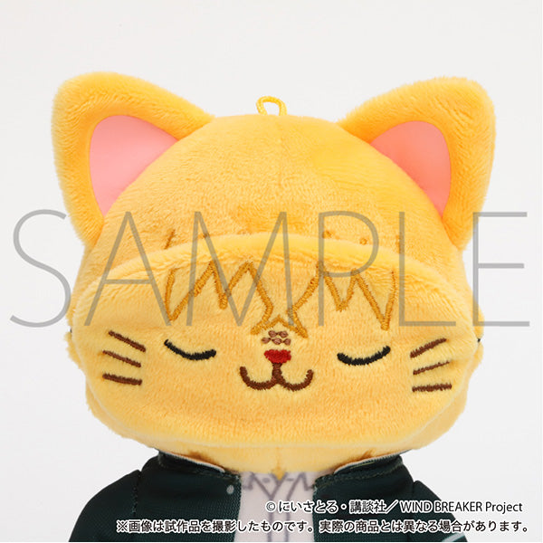 (Goods - Key Chain) WIND BREAKER withCAT Plush With Eye Mask Key Chain Akihiko Nirei