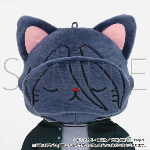 (Goods - Key Chain) WIND BREAKER withCAT Plush With Eye Mask Key Chain Kyotaro Sugishita