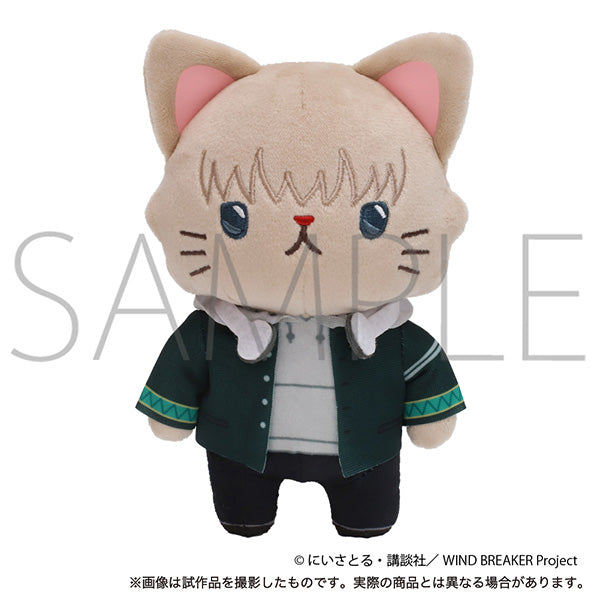 (Goods - Key Chain) WIND BREAKER withCAT Plush With Eye Mask Key Chain Ren Kaji